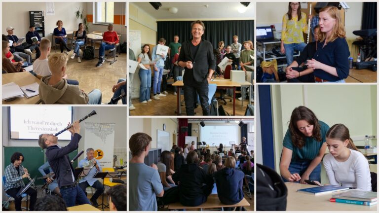 Kreative Bildungsworkshops an Dresdner Schulen mit unserem Projekt ICH WAND’RE DURCH THERESIENSTADT